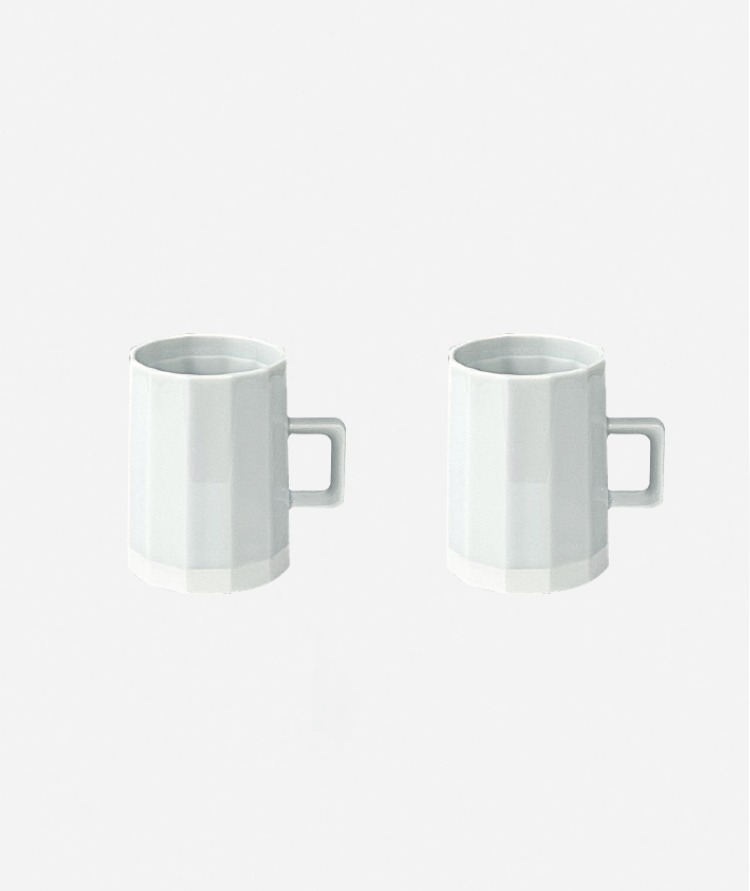 라인 다각 머그 세트 From A Line Series Mug Set (오동나무 박스 포함)